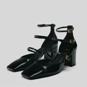 Zara Buckled BLOCK HEEL